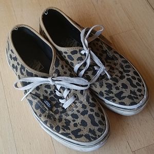 Cheetah print Vans